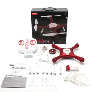 Оптический поток 720P WIFI FPV RC Квадрокоптер SYMA X25W удержание высоты Дрон камера