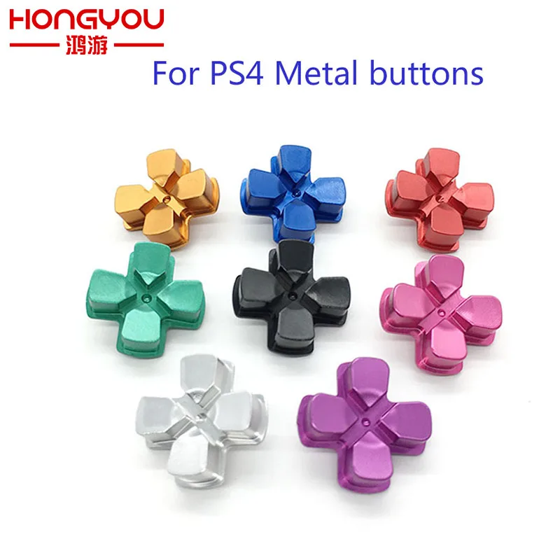 

60 шт. Кнопка Dpad из металлического материала алюминиевая Кнопка направления для Sony PS4 Dualshock 4 кнопки контроллера