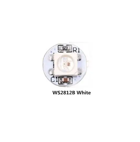 WS2812B white PCB SK6812(аналог WS2812B) ws2812 светодиодный чип RGBW индивидуальный адресуемый светодиодный пиксельный чип теплоотвод печатной платы для Arduino DIY 5 В - Испускаемый цвет: WS2812B white PCB