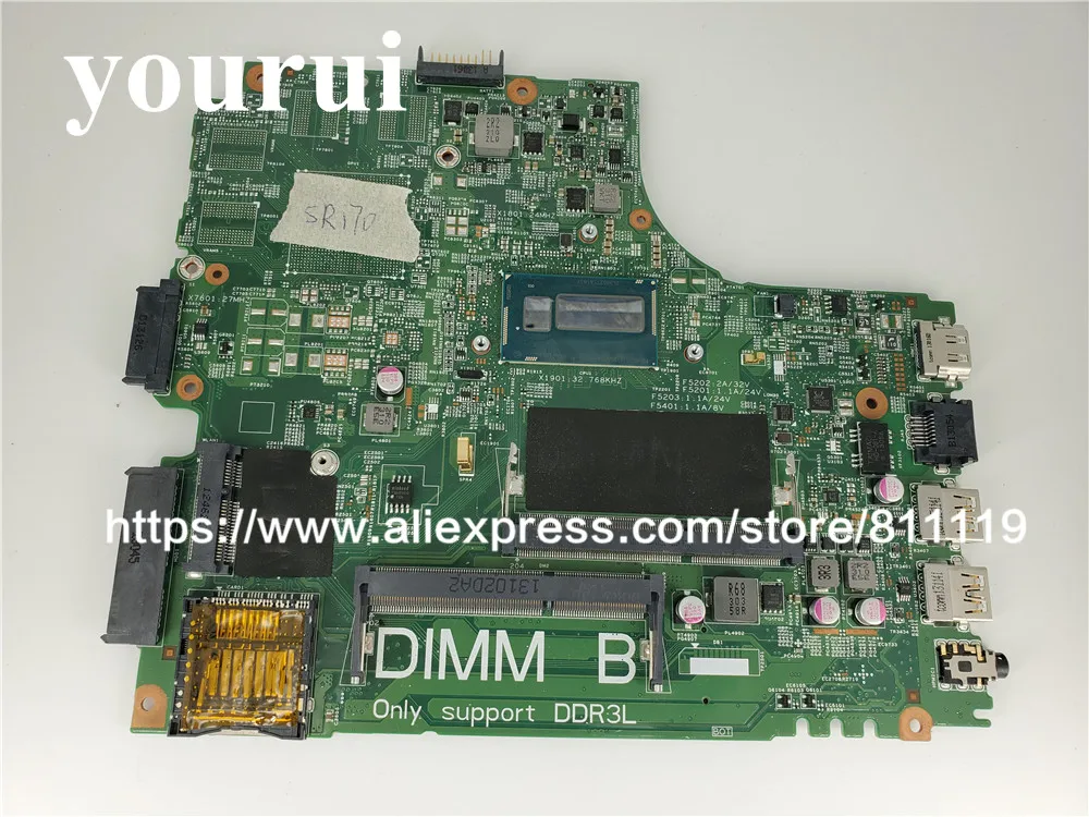 

Для dell Inspiron 3437 5437 CN-0YGRK4 0YGRK4 YGRK4 материнская плата портативного компьютера с I5-4200U GM 100% тестирование работы