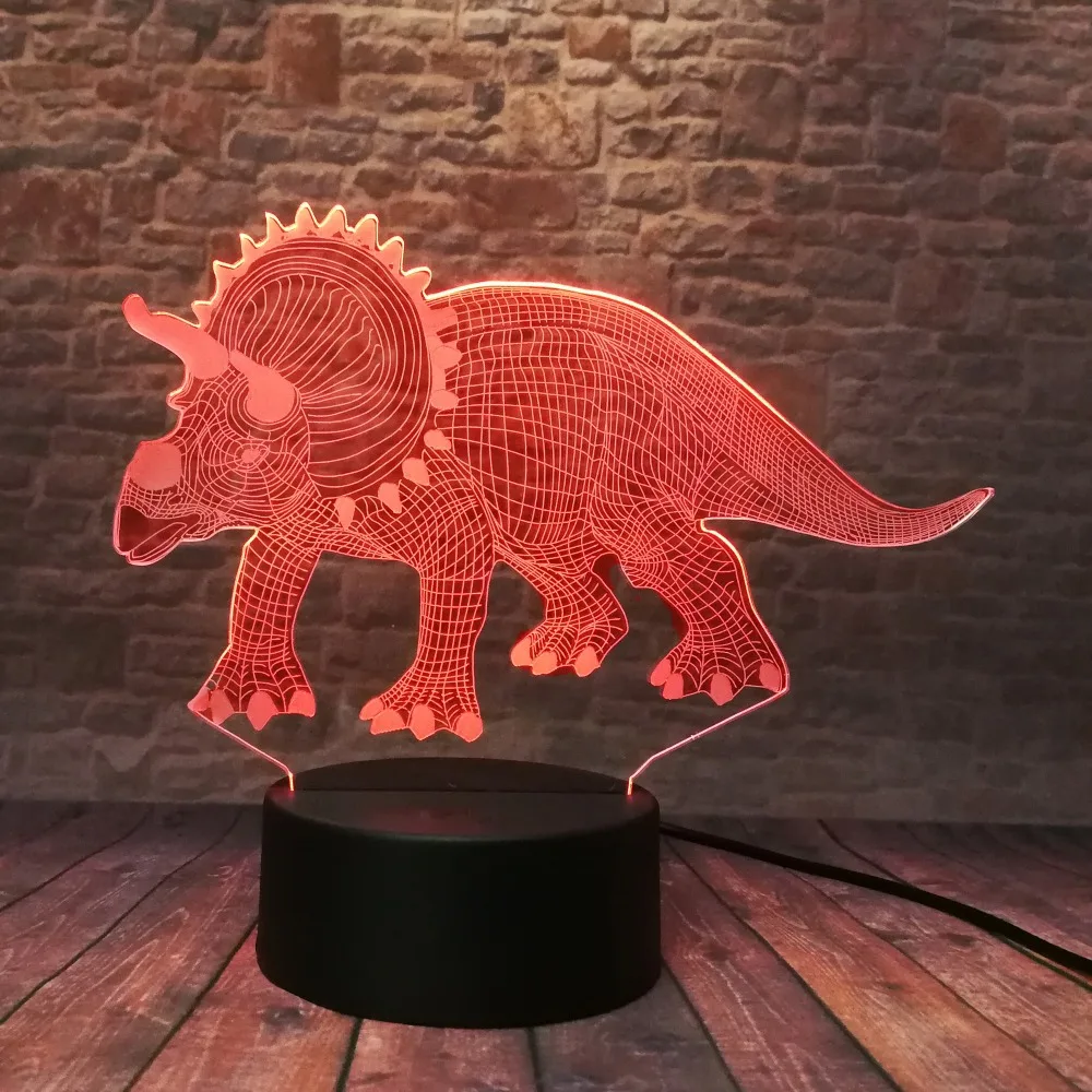 Парк Юрского периода 3D Трицератопс Динозавр Дракон модель Фигурка действие 7