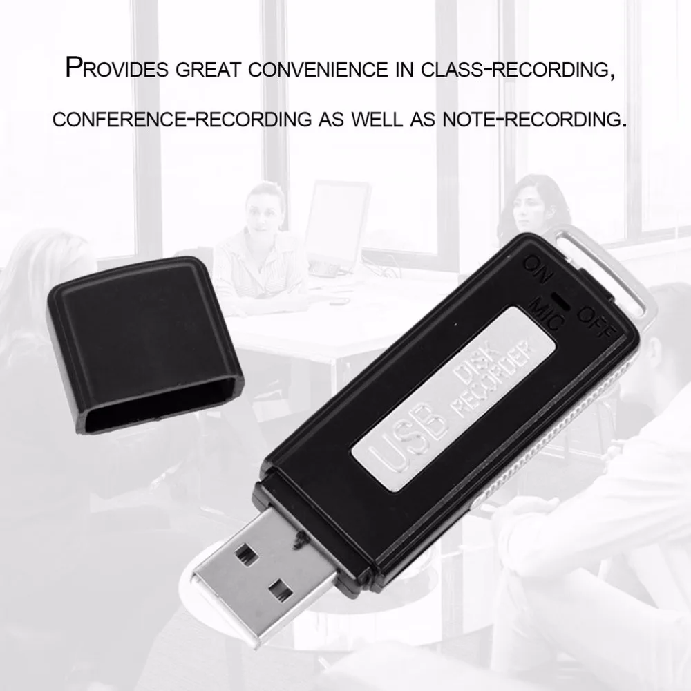 2 в 1 Профессиональный диктофон 8 г 16 мини USB ручка флеш-накопитель диск Цифровой
