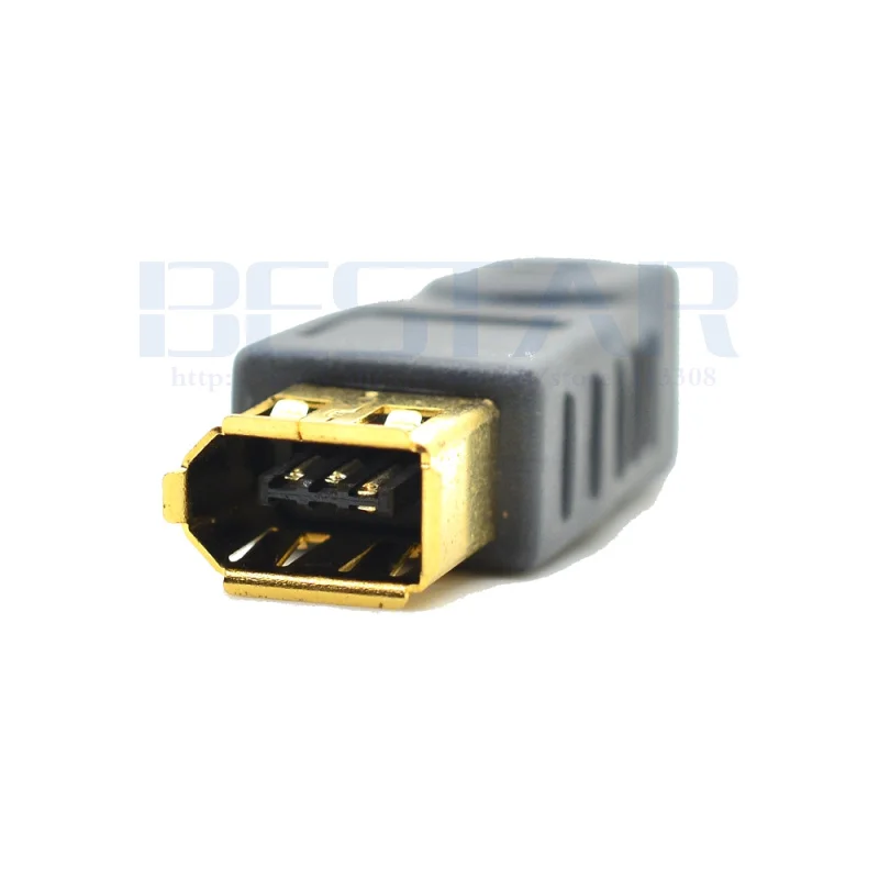 Адаптер IEEE1394 6Pin на 4Pin шины Firewire Женский и 4 контактный Штекерный