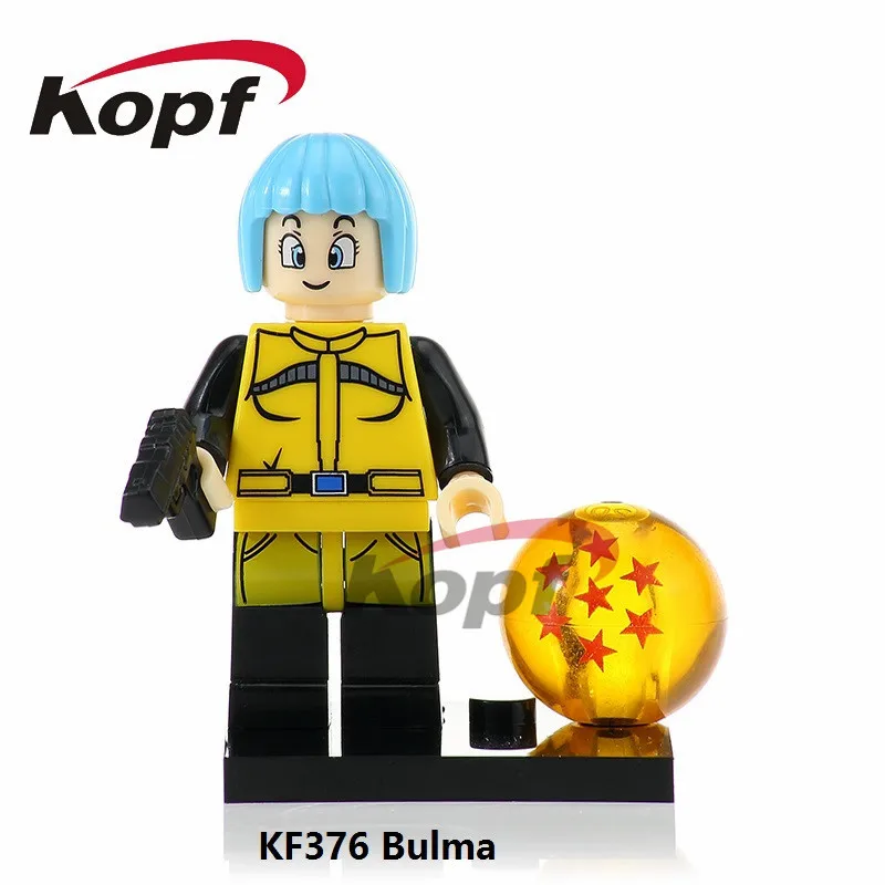 KF376 Without Box Одиночная строительных блоков Dragon Ball Z Majin Boo Android 16 Dyspo Kaio Shin Goku Ssj Xeno фигурки Детские модельные игрушки KF497 - Color: KF376 Without Box