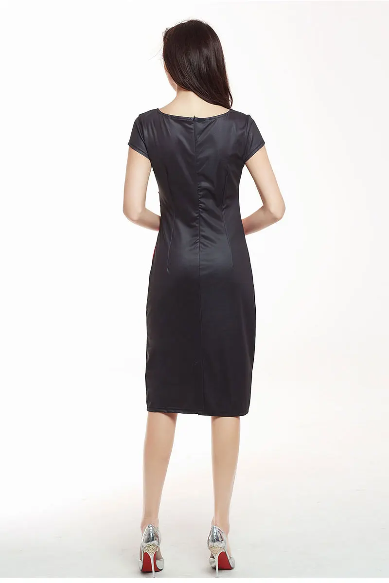 Сексуальное эластичное платье-бабочка с принтом ангела | Женская одежда