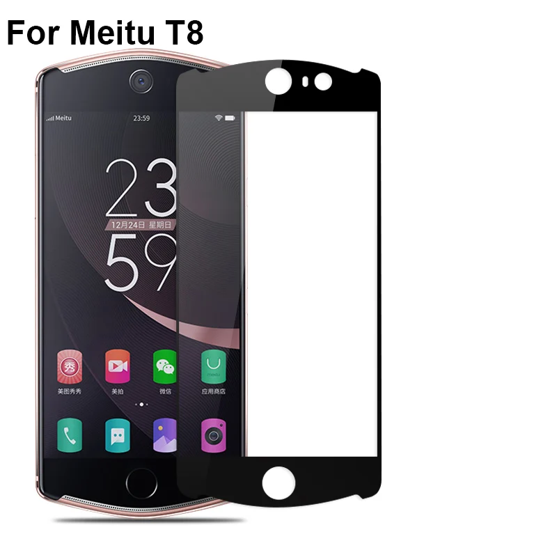 9H полное покрытие экрана протектор для Meitu T8 T 8 5 2 &quotПолное защитная пленка