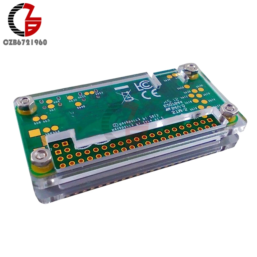 Прозрачный акриловый защитный чехол для Raspberry Pi Zero Camera синий черный | Инструменты