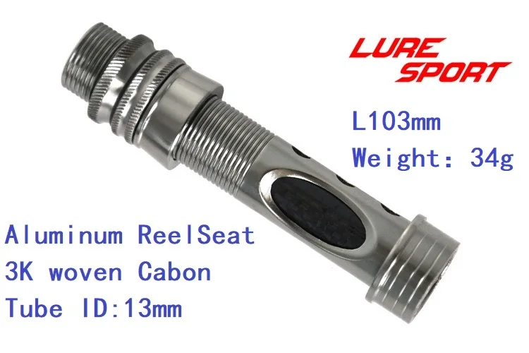 LureSport, 2 шт., катушка для мух, сиденье, алюминиевый корпус, углеродная трубка, удочка, строительный компонент, ремонтный полюс, DIY аксессуар