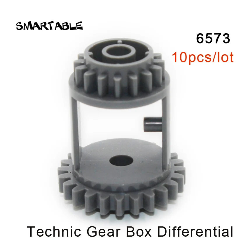 6573-10pcs Smartable Technic Шестерни части строительный блок игрушки набор MOC модель для детей Совместимые все бренды 32498/62821/76244/87407/94925 - Цвет: 6573-10pcs