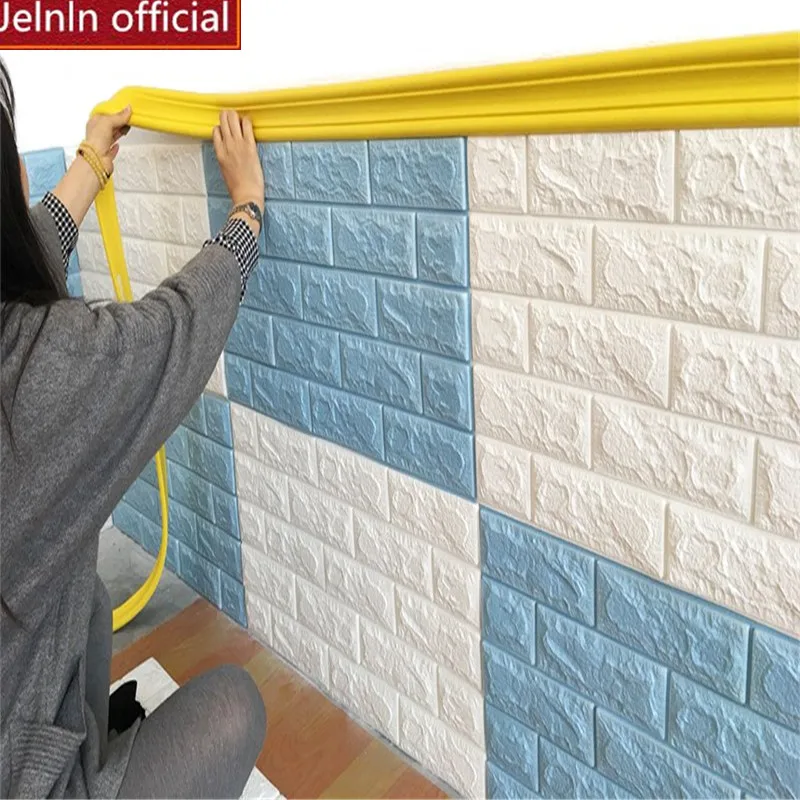 3D wall stickers top corner kids room self-adhesive edge strip background border kindergarten waist line | Дом и сад