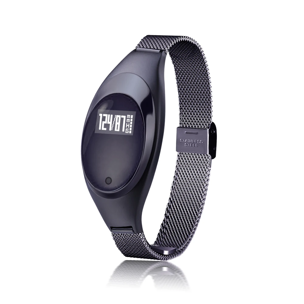 Fashion Z18 Smart Bracelet for woman Blood Oxygen Heart Rate monitoring SNS Reminder Pedometer Sport Wristband Android IOS | Электроника