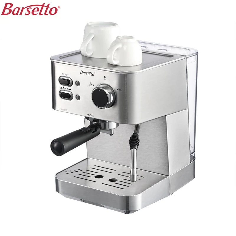 BARSETTO 15 бар давление кофе машина нержавеющая сталь бытовой Эспрессо кофеварка-ЕС Plug - Цвет: picture color