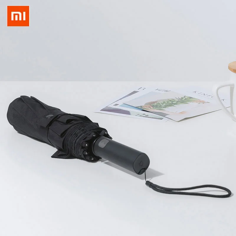 Автоматический зонт Xiaomi Mijia для мужчин и женщин алюминиевый водонепроницаемый