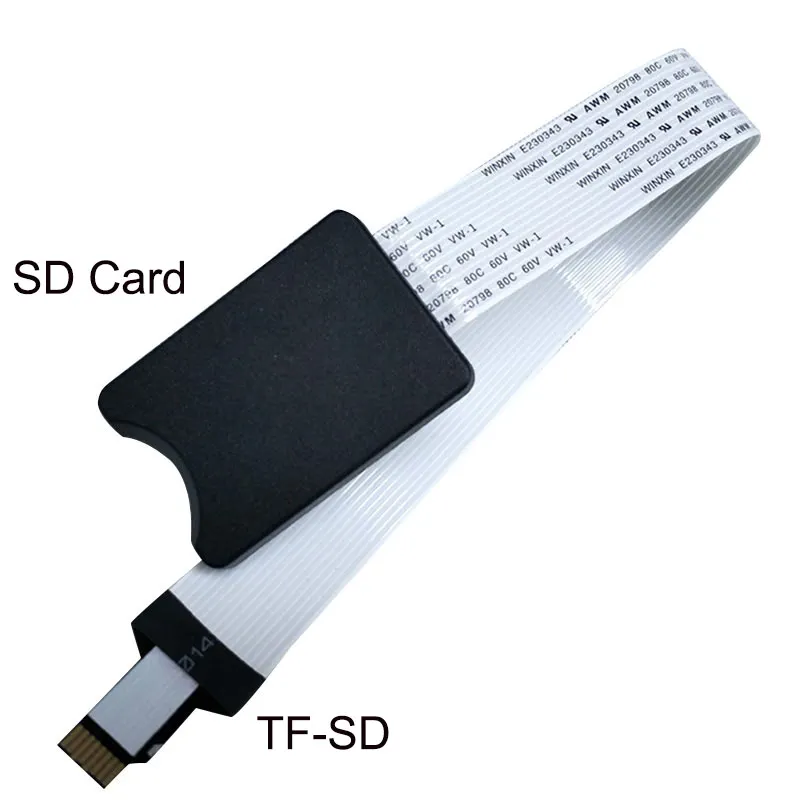 25 см/48 см/60 см TF штекер для micro SD карты женская гибкая карта удлинитель адаптер