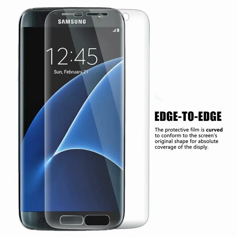 10 шт. изогнутая 3d пленка для Samsung Galaxy S7 Edge S6 S8 Plus S8plus S9|curve screen protector|screen protectorprotector plus