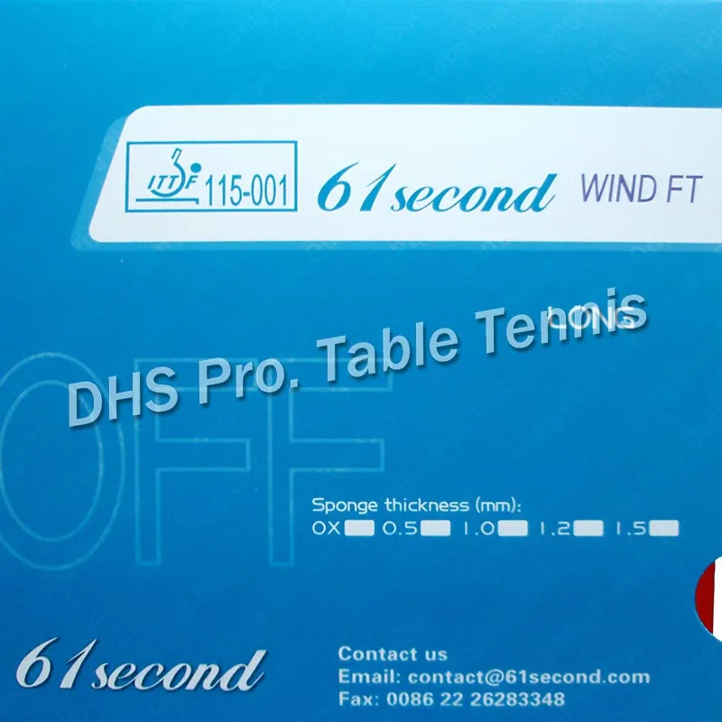 61second wind FT Длинная Резинка для настольного тенниса без губки (Topsheet OX)|tennis fleece|rubber