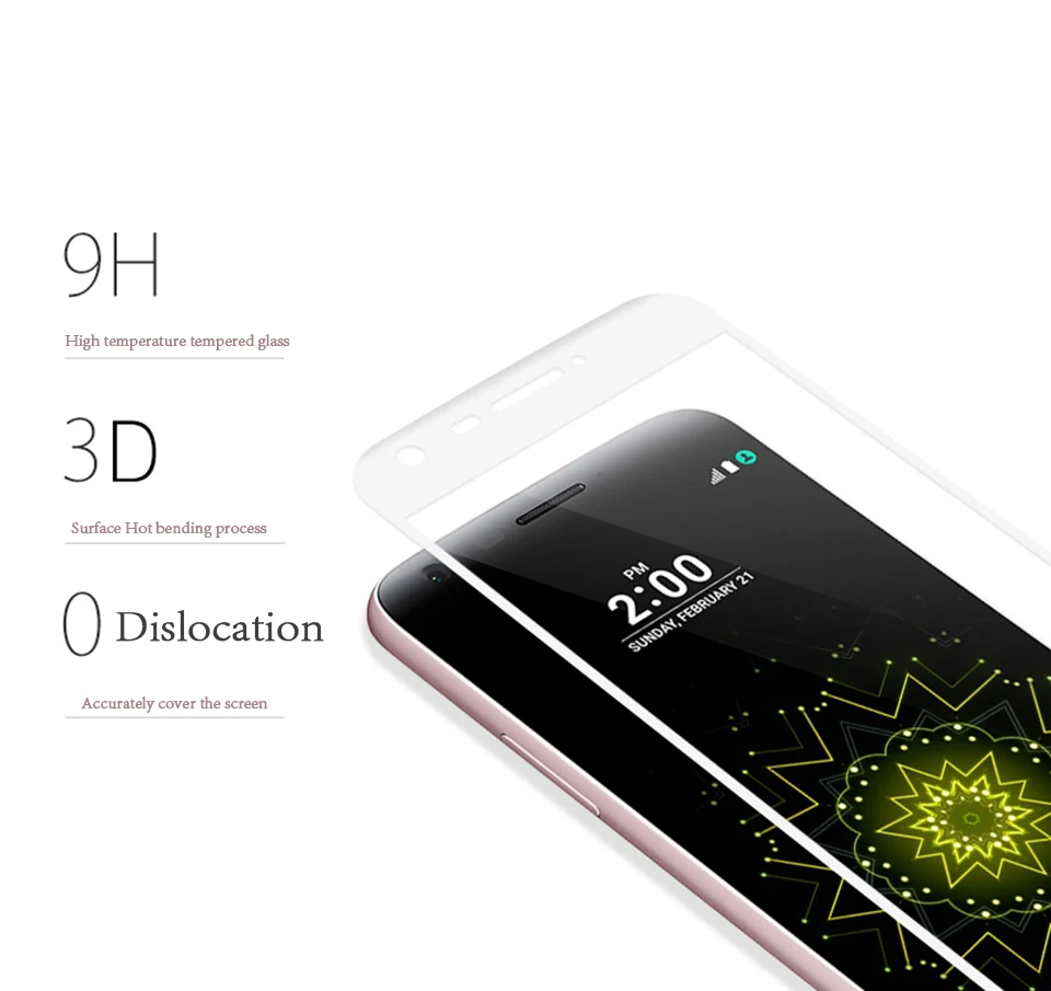 3D полное покрытие из закаленного стекла для lg g5 H850 VS987 H820 LS992 H830 US992 защитная пленка против царапин 5,3 дюймов