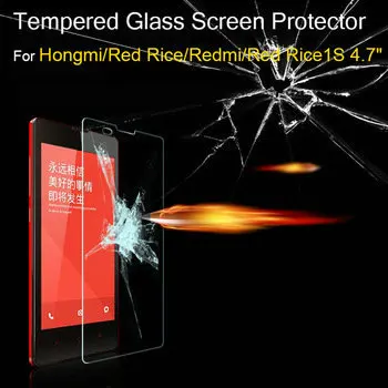 Закаленное стекло пленка для Xiaomi RedMi 1S Защитная экрана Hongmi Red Rice Mi 4 7&quot|tempered glass