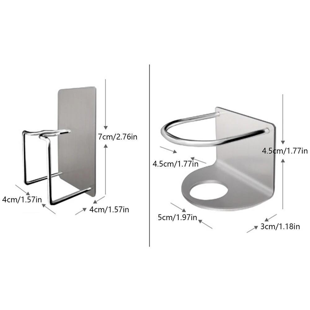 Держатель зубной щетки из нержавеющей стали + держатель пасты для всасывания
