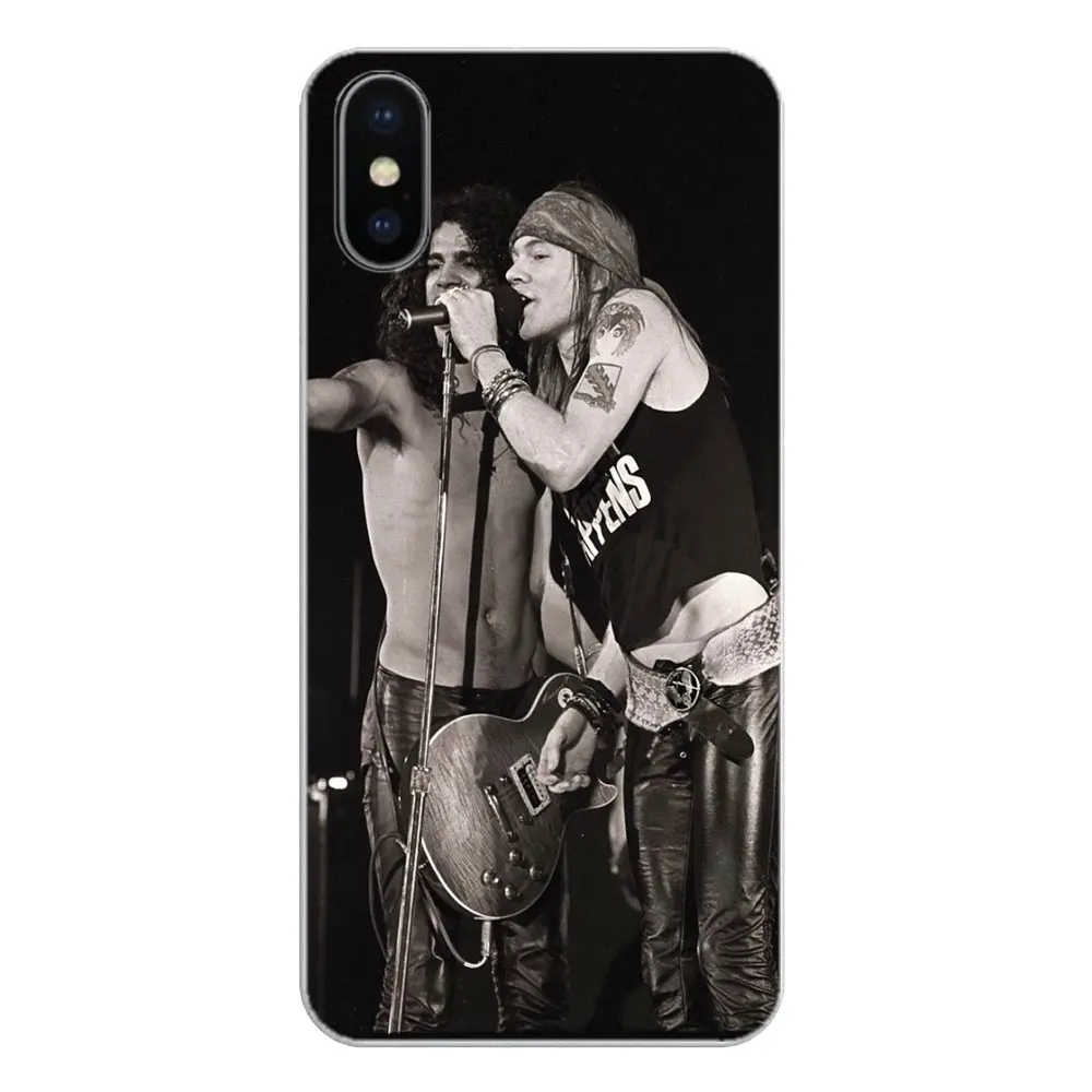Прозрачный чехол из ТПУ для Huawei Honor 8 8C 8X9 10 7A 7C Mate 20 Lite Pro P Smart Plus Guns'N Roses Axl Rose fan club |