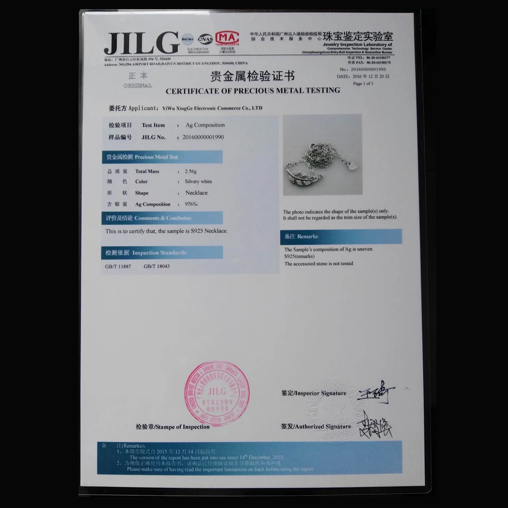 Luxury 925 Sterling Silver Necklace Fashion Setting Leaf Pendant For Clear Women Leaves Pendants &amp Necklaces Jewelry | Украшения и