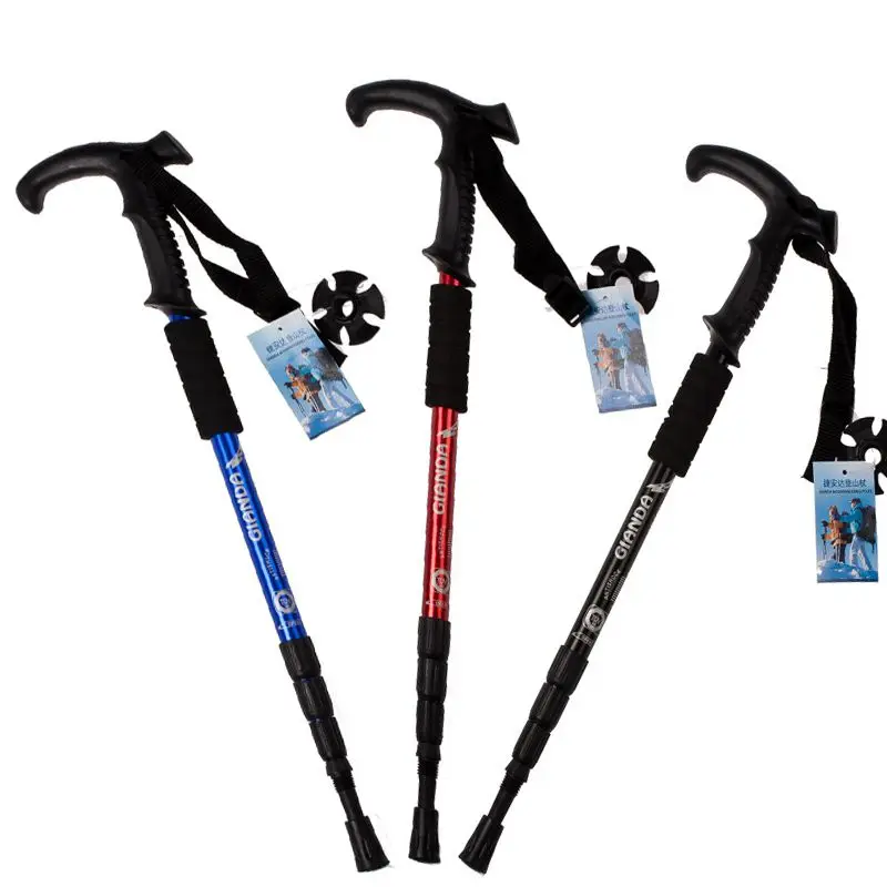 Регулируемые трости для пеших прогулок треккинговые тропы сверхлегкие 4