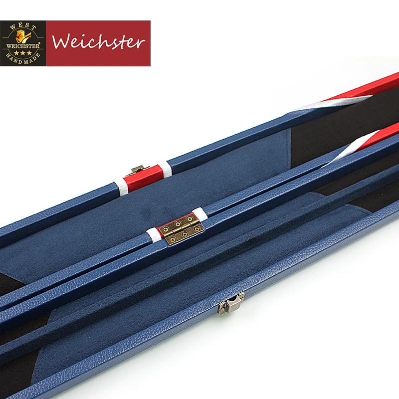 Weichster Роскошное Качество 3/4 флаг соединения Джек Дизайн снукер кий чехол с мелким