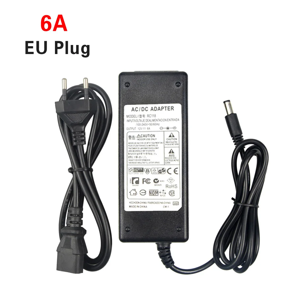 Only 6A EU plug 12 В ручной сканирующий датчик движения, светодиодный светильник для шкафа, светодиодный светильник для спальни, шкаф для кухни, ночной декор, лампа 5 Вт 6 Вт 7 Вт - Цвет: Only 6A EU plug