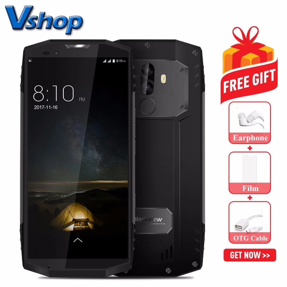 Оригинальный Blackview BV9000 4G мобильный телефон Android 7 1 4 Гб + 64 Octa Core IP68