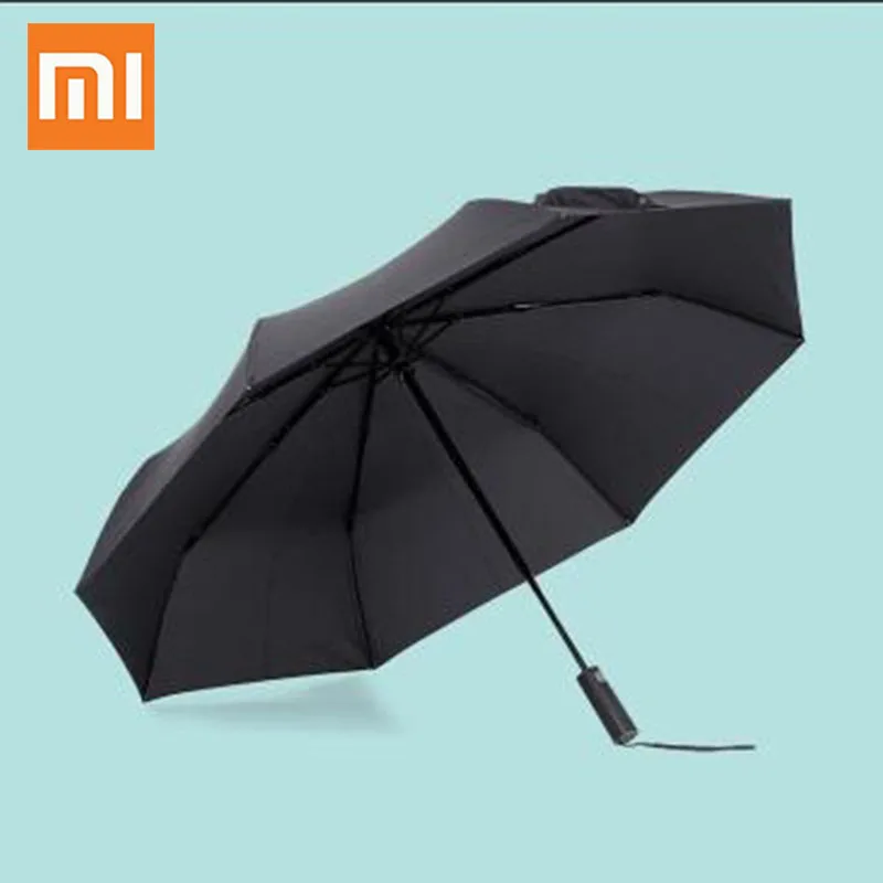 Xiaomi Automatic Umbrella Sunny Rainy Aluminum folding Windproof Waterproof UV Man Tous Woman Summer Winter Parasol | Дом и сад