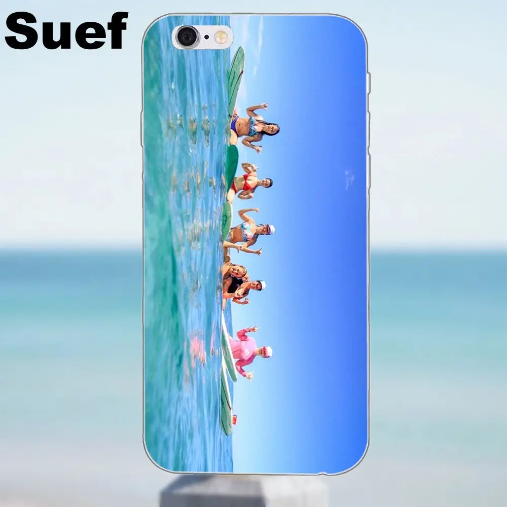 Suef серфинг на Гавайях для iPhone X 4 4S 5 5S 5C SE 6 6S 7 8 Plus Galaxy J1 J3 J5 J7 A3 A5 2016 2017 мягкий