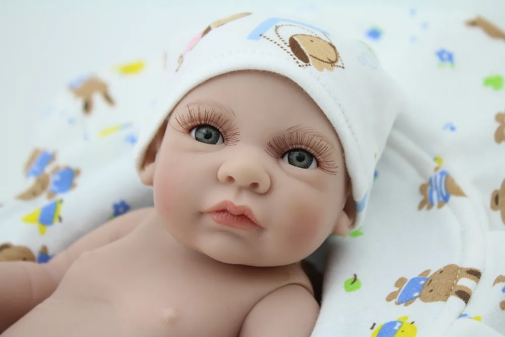 NPKDOLL силиконовые куклы для новорожденных мягкие ручной работы 11 дюймов 28 см