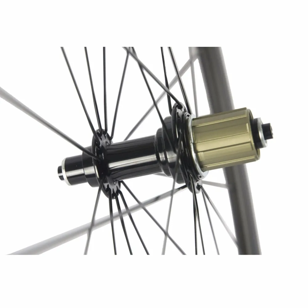 Бескамерные карбоновые колеса Road Bike китайское карбоновое колесо 3k Matte R13 Hub 38 мм