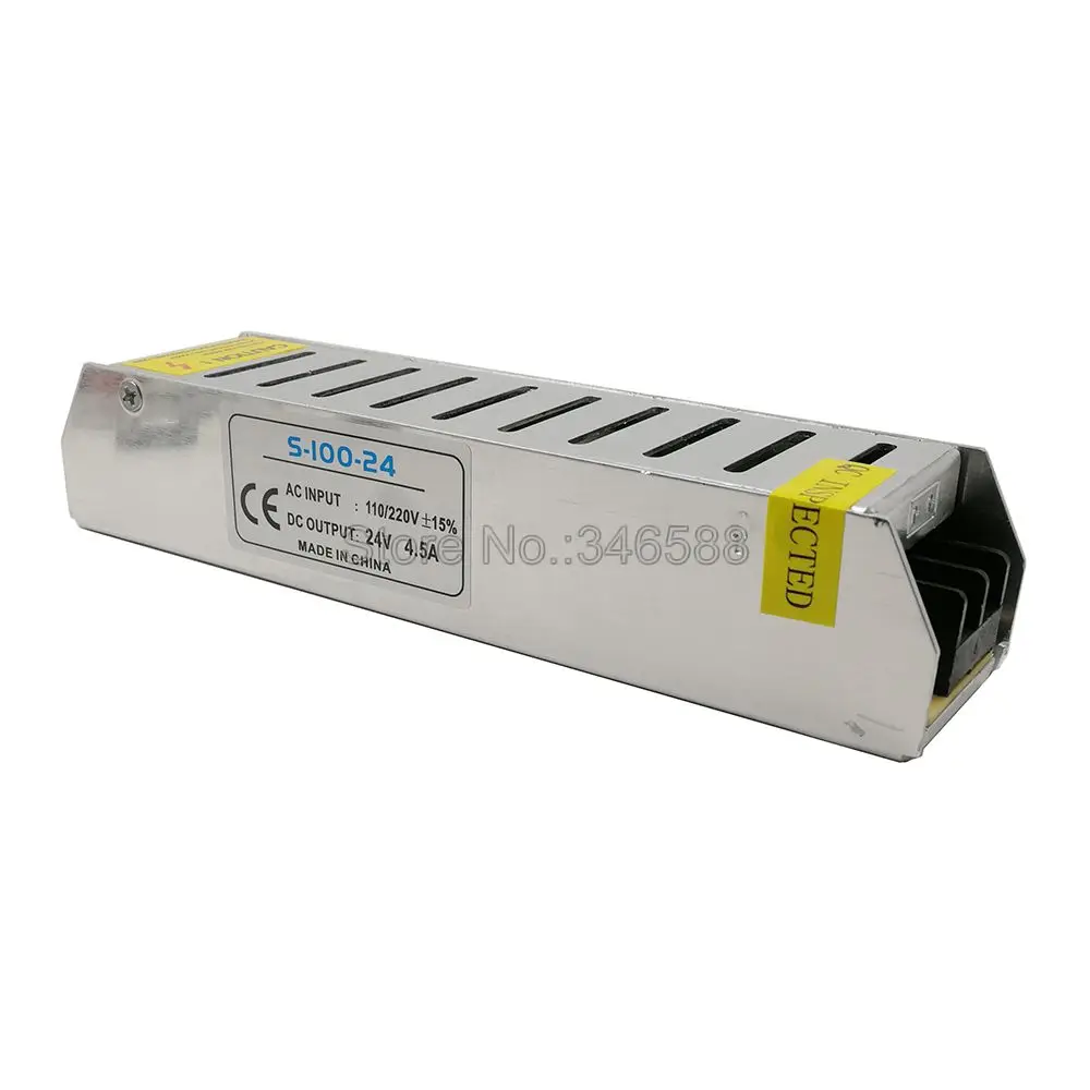 AC110V 220 В в DC24V AC-DC переключатель драйвера постоянного напряжения питание тонкая полоса Размер 24 В 3A 75 Вт 4.5A 100 Вт 5A 120 Вт