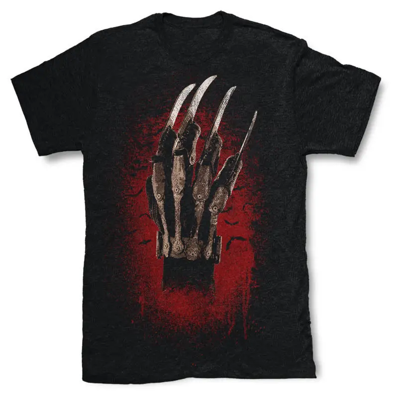 FREDDY KRUEGER перчатка футболка кошмар ужас Удобная Повседневная с коротким рукавом