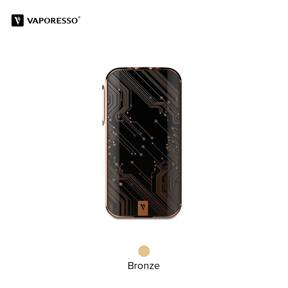 Bronze 220 Вт Vaporesso люкс мод Vape коробка мод мощность от двух 18650 батарея совместима с 510 Pin Atomzier электронная сигарета - Цвет: Bronze