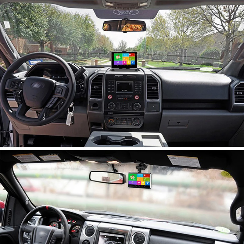 " Android gps автомобильный навигатор ips емкостный Bluetooth wifi 8G/512M AV-IN Точная карта локализации fm-передатчик