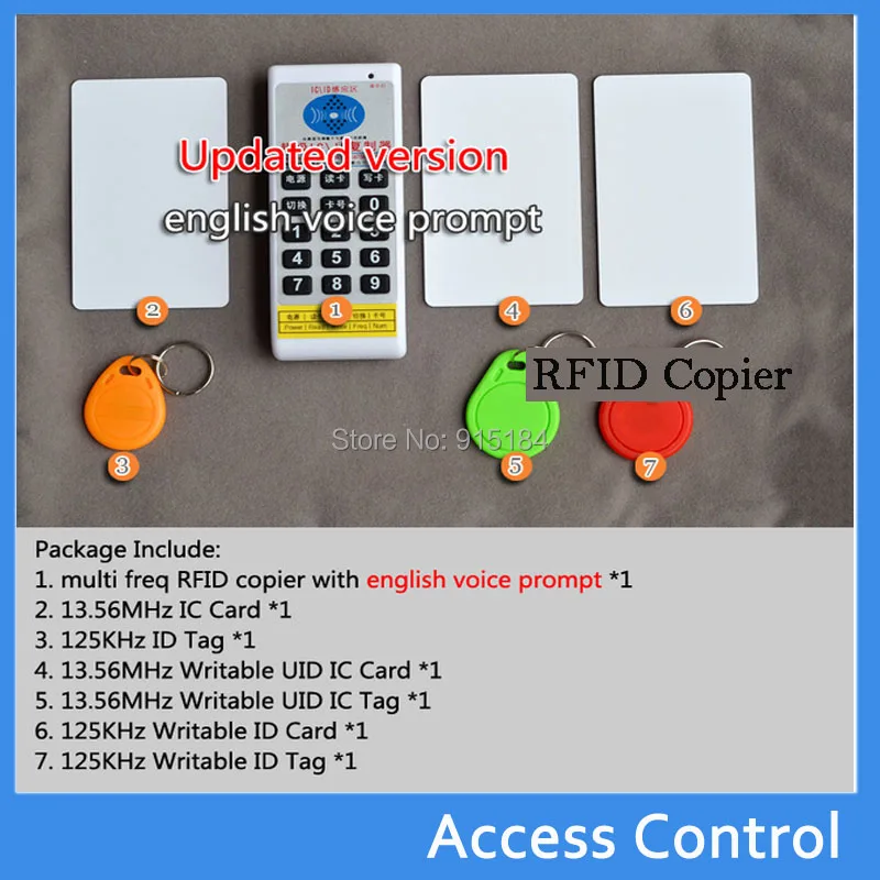 Ручной rfid дубликатор 125 кГц 13 56 МГц 5 частот идентификация/запись копировального