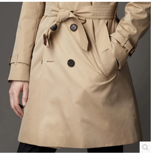 2014 New fashion men casual trench coat autumn and winter double breasted male's long overcoat MC90* |
