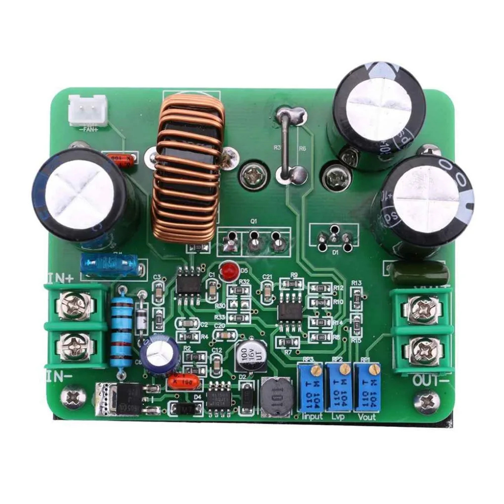 DC 8 V 30 V/30 60 до 12 130 повышение Модуль 15A 900 Вт с плавной регулировкой Выход Step Up