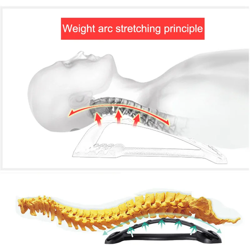 Массажер для спины носилки оборудование фитнеса растягивающийся расслабляющий