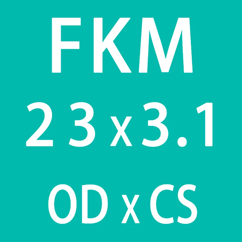 5 шт./лот резиновое кольцо зеленый FKM уплотнительное кольцо 3,1 мм Толщина OD21/22/23/24/25/26/27/28/29/30 мм уплотнительные кольца масло для уплотнения уплотнительное кольцо шайба - Цвет: OD23mm