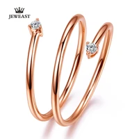 18k gold pure gold ring real 18k solid gold rings good beautiful upscale trendy classic party fine jewelry hot sell new 2020