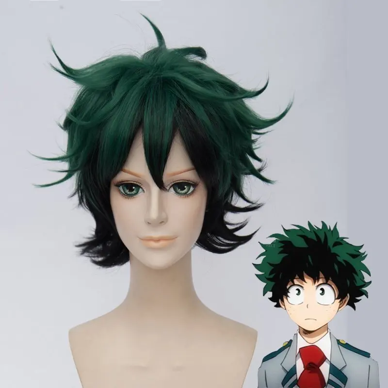 Boku no my hero Косплей Academy парики bakugou кацуки школьный Костюм midoriya izuku очако урарака
