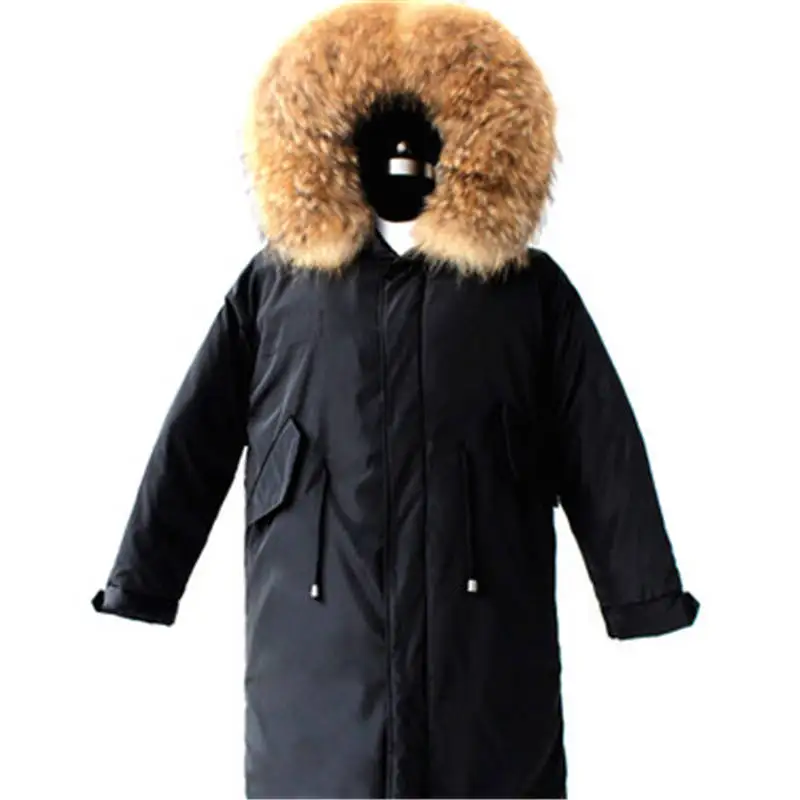 Yellow fur Onersize, Длинные парки, женская Свободная верхняя одежда, Женское зимнее пальто на молнии, утепленная хлопковая зимняя куртка, женская верхняя одежда, парки J876 - Цвет: Yellow fur
