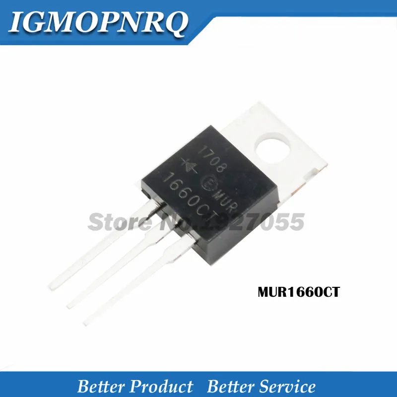 10 шт. MUR1660 TO220 MUR1660CT U1660G TO 220 1660CT новый оригинальный 600 v16a Диод Быстрого