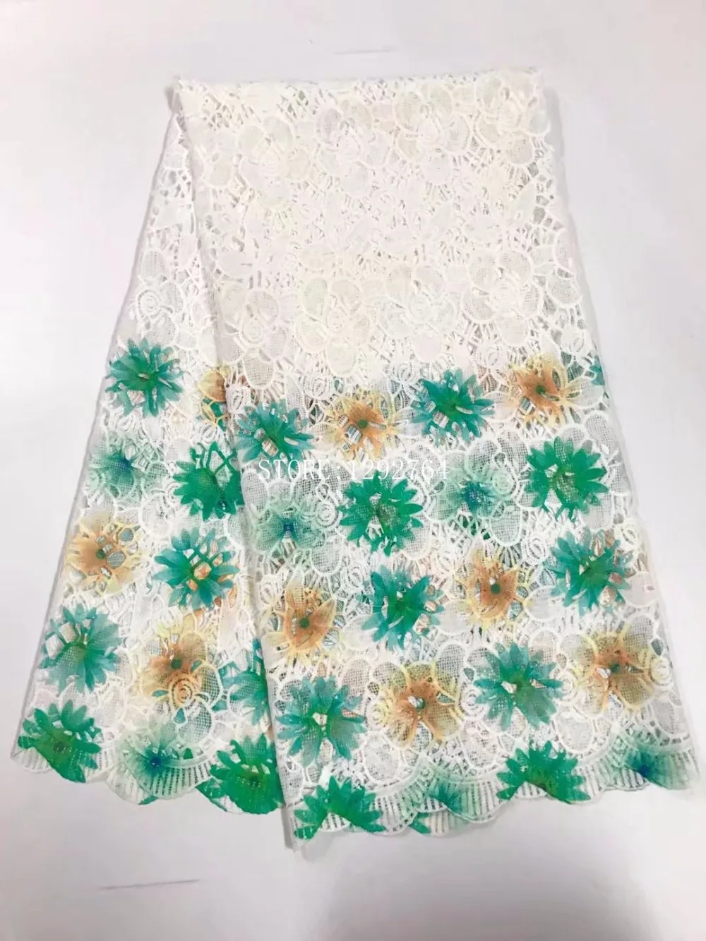 2017 Favorable Price High Quality Guipure Lace Nigerian Fabrics crod lace African Fabric For Wedding Dress 5 Yards | Дом и сад