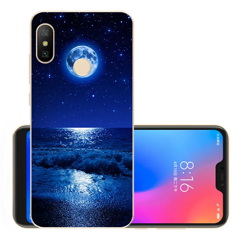 Чехол для Xiaomi Mi A2 Lite мягкий чехол из ТПУ телефона чехол-бампер с полной защитой A 2