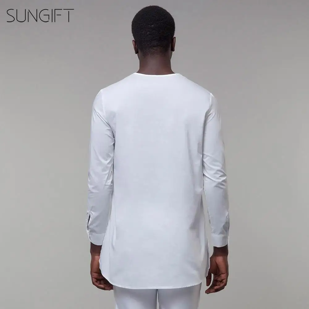 Мужской Топ в стиле Дашики SUNGIFT традиционная одежда африканском с длинными