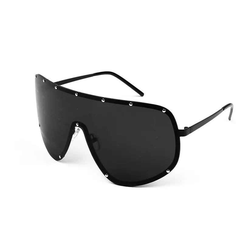 MINCL/поляризованные мужские и женские очки больших размеров цельные черные